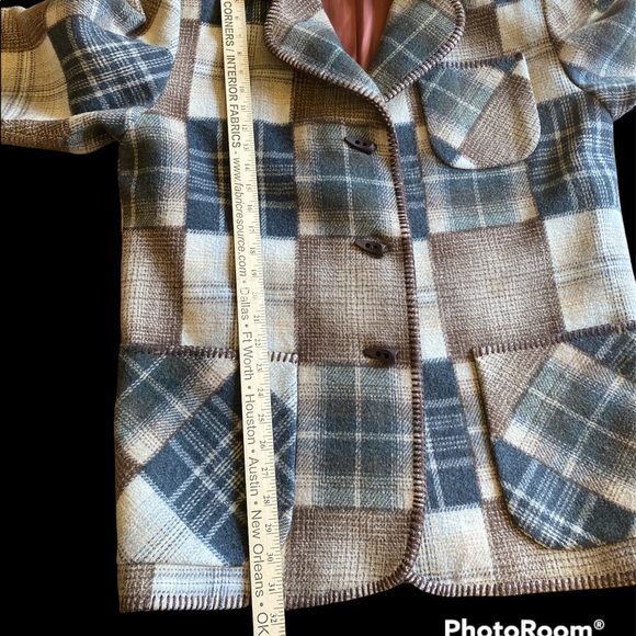 Vintage J.L Colebrook Wool Blend Women's Brown Jacket - Picture 3 of 3